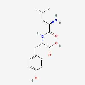 Chemical structure of H-D-Leu-Tyr-OH