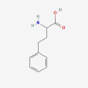 Chemical structure of H-DL-Homophe-OH