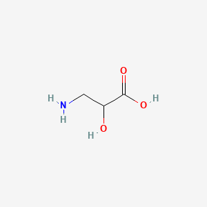 Chemical structure of Isoserine