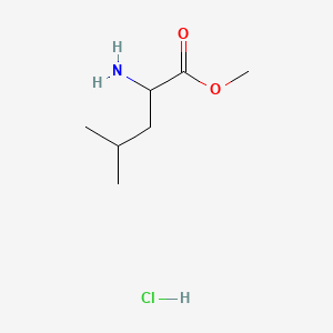 Chemical structure of H-DL-Leu-OMe · HCl