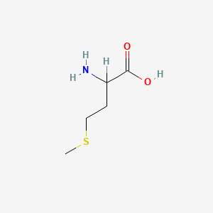 Chemical structure of H-DL-Met-OH