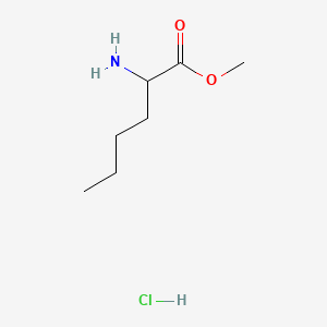 Chemical structure of H-DL-Nle-OMe · HCl