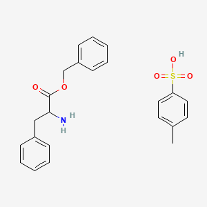 Chemical structure of H-DL-Phe-OBzl · p-tosylate