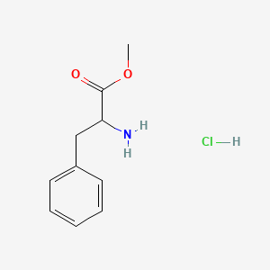 Chemical structure of H-DL-Phe-OMe · HCl