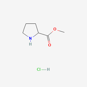 Chemical structure of H-DL-Pro-OMe · HCl