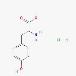 Chemical structure of H-DL-Tyr-OMe · HCl