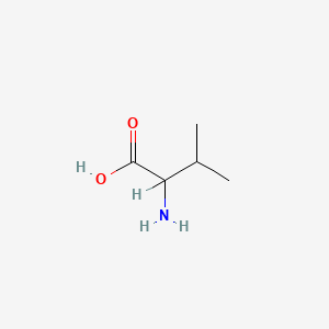 Chemical structure of DL-valine