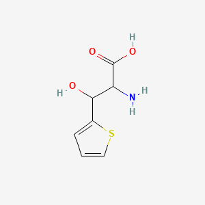 Chemical structure of 3-(2-thienyl)-L-serine