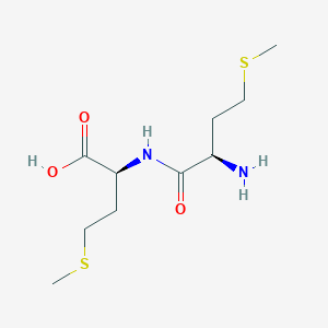 Chemical structure of H-D-Met-Met-OH