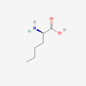 Chemical structure of H-D-Nle-OH