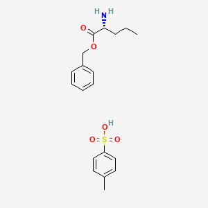Chemical structure of H-D-Nva-OBzl · p-tosylate