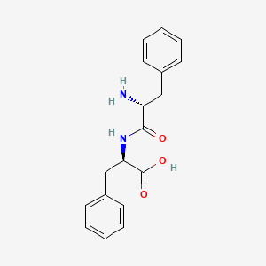 Chemical structure of H-D-Phe-D-Phe-OH