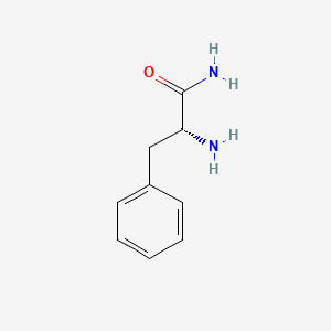 Chemical structure of H-D-Phe-NH₂
