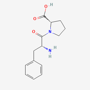 Chemical structure of H-D-Phe-Pro-OH