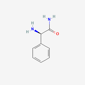 Chemical structure of H-D-Phg-NH₂ · HCl