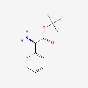 Chemical structure of H-D-Phg-OtBu · HCl