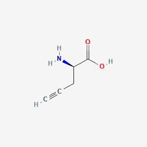 Chemical structure of H-D-Pra-OH