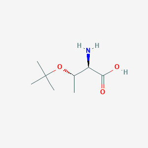 Chemical structure of H-D-Thr(tBu)-OH