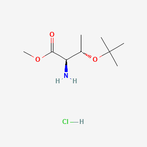 Chemical structure of H-D-Thr(tBu)-OMe · HCl
