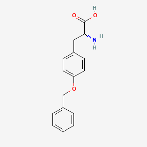 Chemical structure of H-D-Tyr(Bzl)-OH