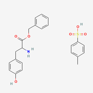 Chemical structure of H-D-Tyr-OBzl · p-tosylate