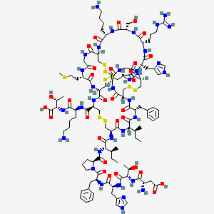 Chemical structure of Hepcidin