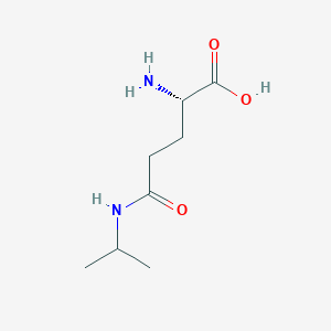 Chemical structure of H-Gln(isopropyl)-OH