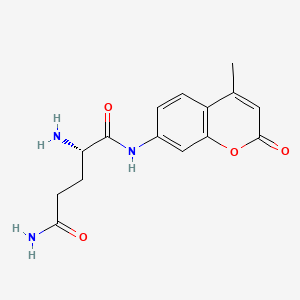 Chemical structure of H-Gln-AMC