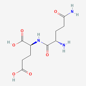 Chemical structure of H-Gln-Glu-OH