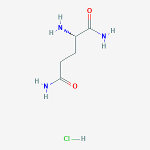 Chemical structure of H-Gln-NH₂ · HCl