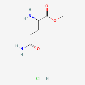 Chemical structure of H-Gln-OMe · HCl