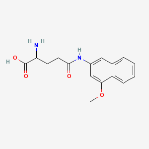 Chemical structure of H-Glu(4MβNA)-OH