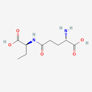 Chemical structure of H-Glu(Abu-OH)-OH