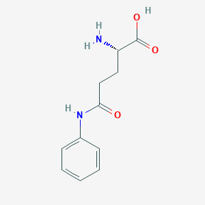 Chemical structure of H-Glu(anilide)-OH