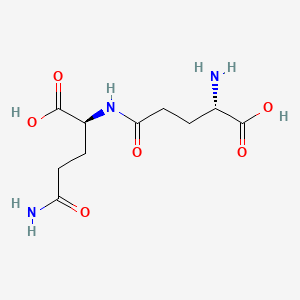 Chemical structure of H-Glu(Gln-OH)-OH