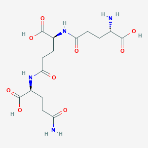 Chemical structure of H-Glu(Glu(Gln-OH)-OH)-OH