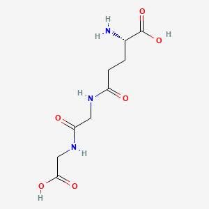 Chemical structure of H-Glu(Gly-Gly-OH)-OH
