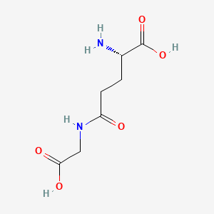 Chemical structure of H-Glu(Gly-OH)-OH