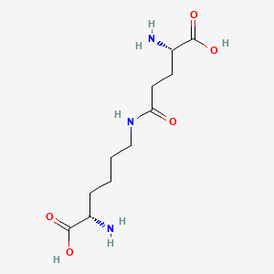 Chemical structure of H-Glu(H-Lys-OH)-OH