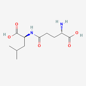 Chemical structure of H-Glu(Leu-OH)-OH