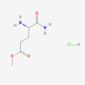 Chemical structure of H-Glu(OMe)-NH₂ · HCl