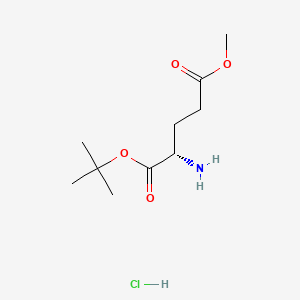 Chemical structure of H-Glu(OMe)-OtBu · HCl