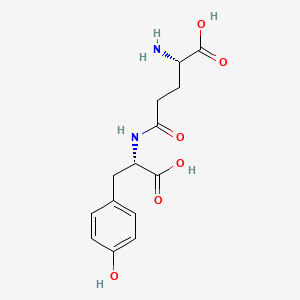 Chemical structure of H-Glu(Tyr-OH)-OH
