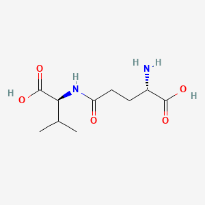 Chemical structure of H-Glu(Val-OH)-OH