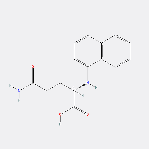 Chemical structure of H-Glu(αNA)-OH