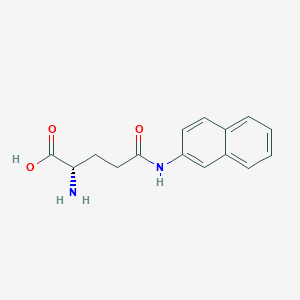 Chemical structure of H-Glu(βNA)-OH