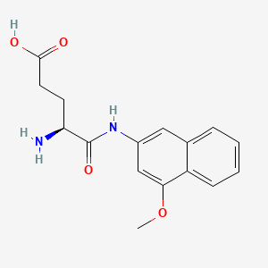 Chemical structure of H-Glu-4MβNA