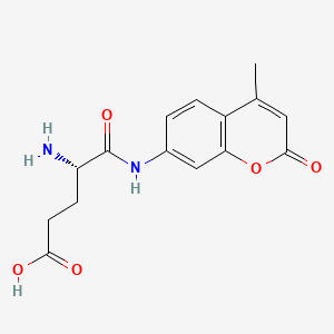 Chemical structure of H-Glu-AMC