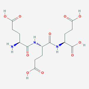 Chemical structure of H-Glu-Glu-Glu-OH