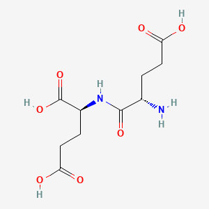 Chemical structure of H-Glu-Glu-OH